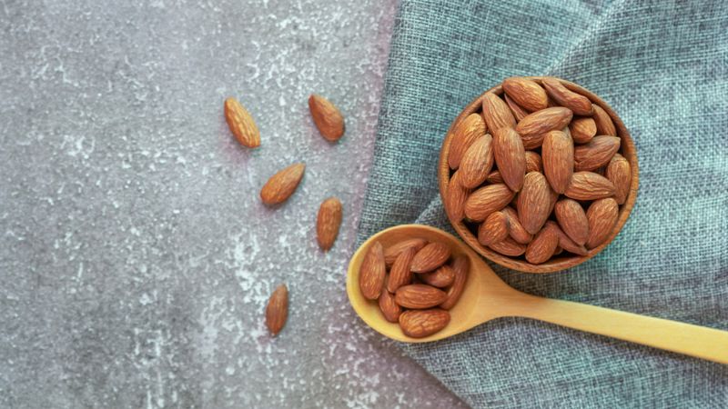 almonds-wooden-bowl-on-table | immune system