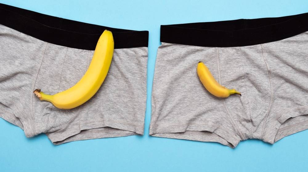 baby-banana-compare-size-big-on | What's the Deal With Penis Shrinkage? Here's Everything a Man Needs to Know About Penile Atrophy | Featured