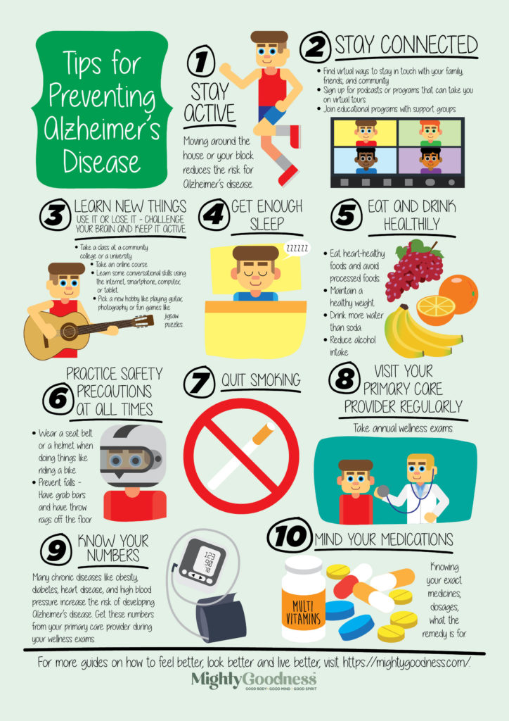 10 Tips For Preventing Alzheimer's Disease | Mighty Goodness