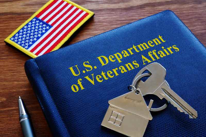 VA loan US Department of Veterans Affairs documents and flag | How To Secure VA Benefits For Senior In-Home Care
