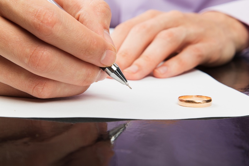 Signing Papers | Wedding Ring