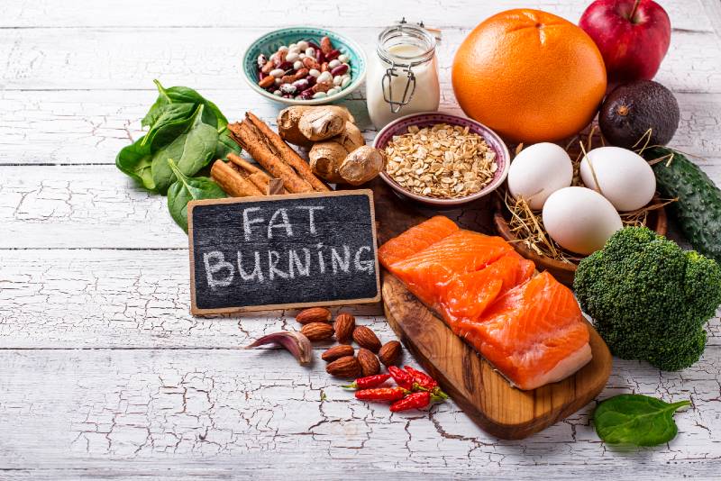 Fat burning products. Healthy food for weight loss-Reduce Tummy Fat