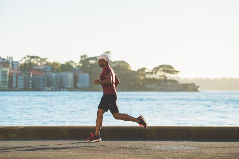 Man Running Near Sea | Healthy Habits