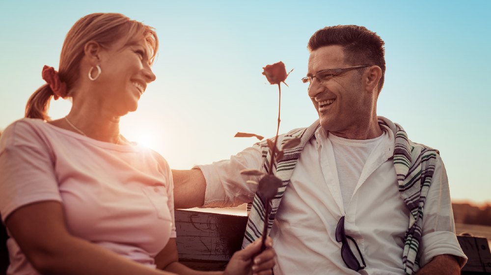Portrait of happy mature couple outdoors | How to Start Dating in Your 50's | featured