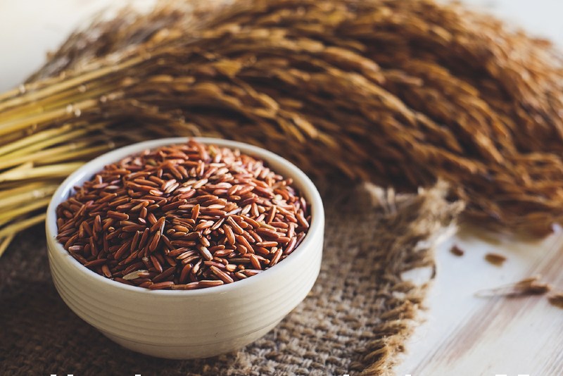 close brown rice white cup on | foods that lower high blood pressure immediately
