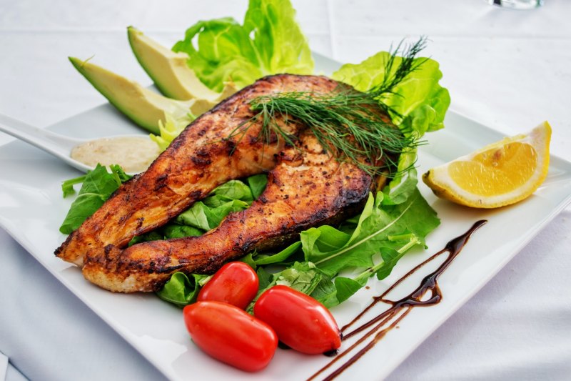 fish salad dish | best foods for men over 50