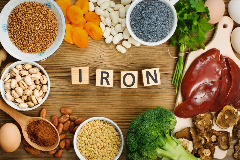 Foods Rich in Iron | Best Hair Vitamins