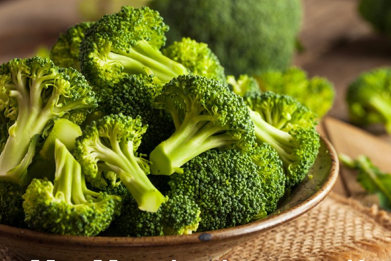 healthy green organic raw broccoli florets | foods that lower high blood pressure list