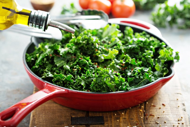 quickly sauteed kale chili flakes cast | foods that lower high blood pressure and cholesterol