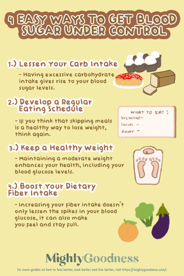 4 Easy Ways To Get Blood Sugar Under Control | Mighty Goodness