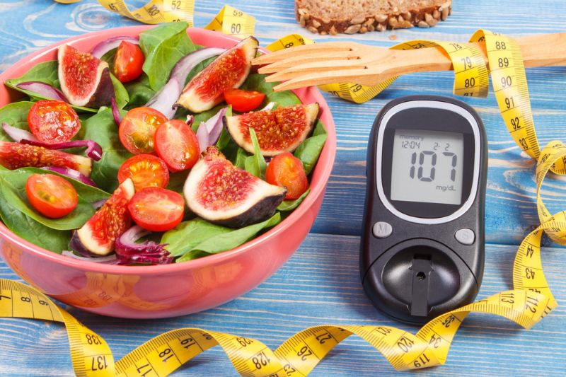 fruit-vegetable-salad-glucose-meter-result | diabetics food list