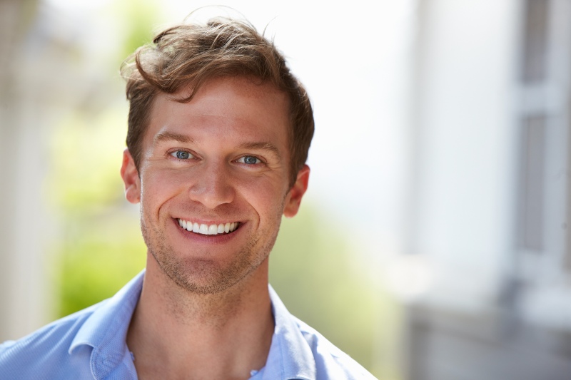 Portrait of Smiling Man | Vitamin D Benefits