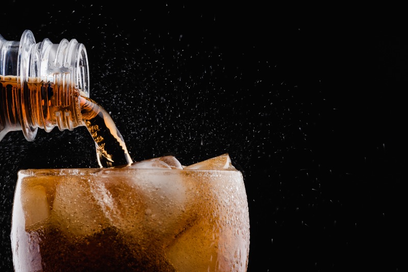 Pouring Soda to a Glass | Fatty Liver