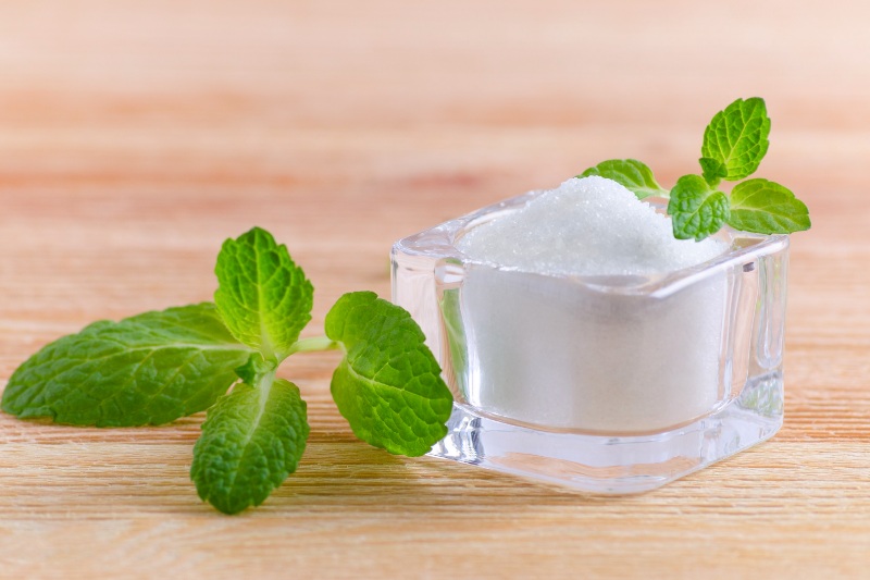 Birch Sugar Xylitol in a Glass Bowl | Keto Friendly Sweeteners