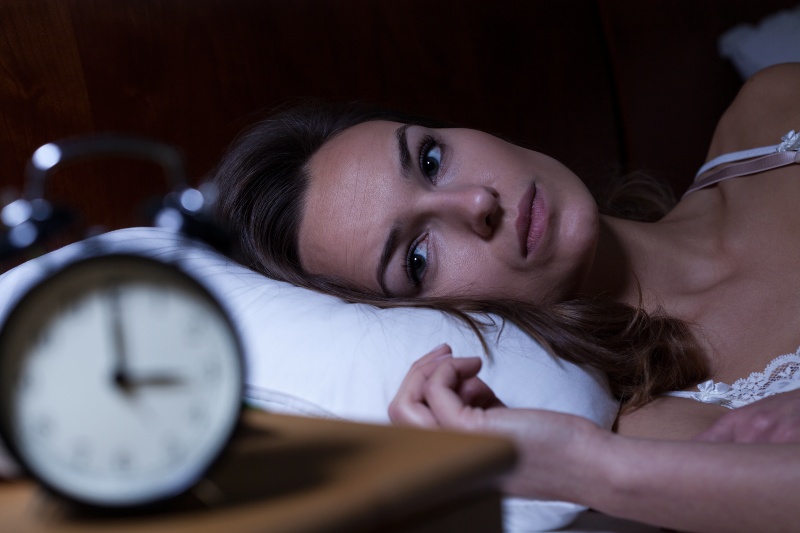 Woman Suffering from Insomnia | Unhealthy Gut