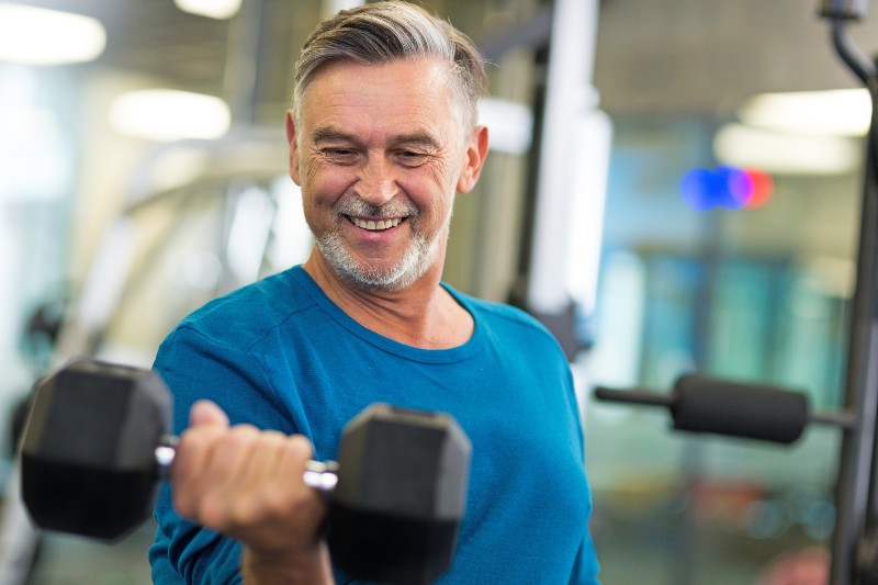 Senior man in health club-Boost Your Testosterone