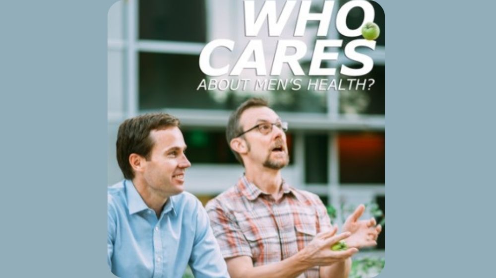 who cares about mens health podcast banner