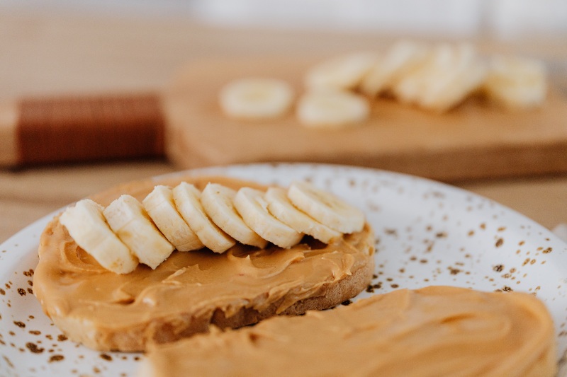 Close-Up Photo of Sliced Banana on a Toast | Mediterranean Diet