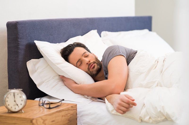 Handsome Man Sleeping in His Bedroom | How to Fix Hormonal Imbalance