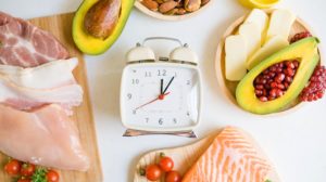 intermittent fasting healthy food concept clock | Intermittent Fasting for Women over 50 | Featured