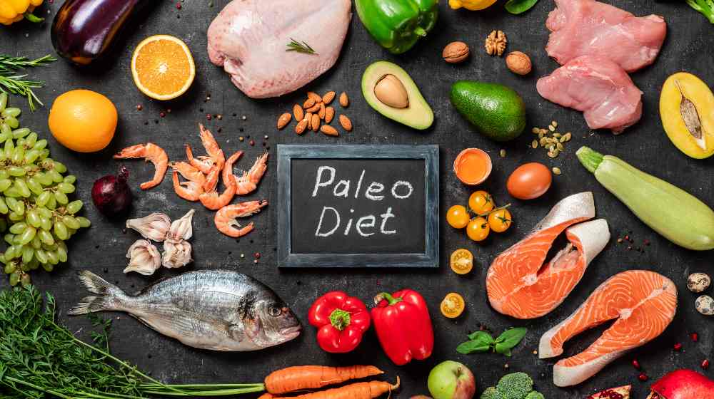 Paleo diet concept. Raw ingredients for Paleo diet |3 Paleo Diet Myths | Paleo Is Not All About Weight Loss | featured