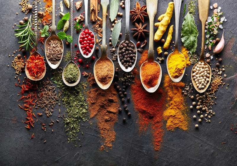 Spices on Black Board | HCG Diet Protocol