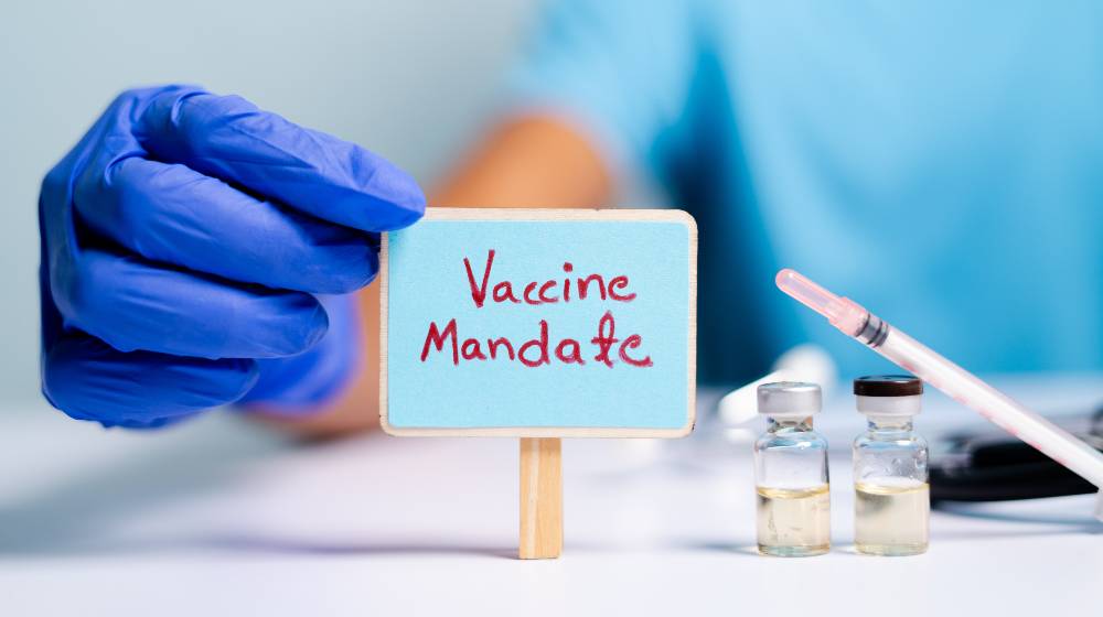 Concept of coronavirus or covid-19 vaccine mandate | Senate Repeals Biden’s Vaccine Mandate for Businesses | featured