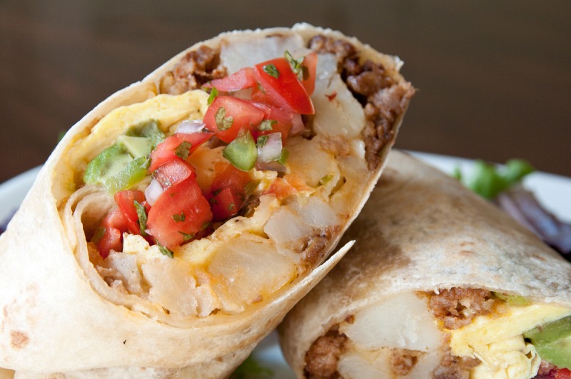 close half burrito | eating fast food everyday