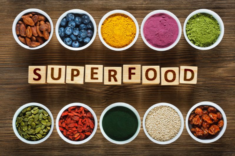 superfoods-acai-powder-turmeric-matcha-green Superfoods SS