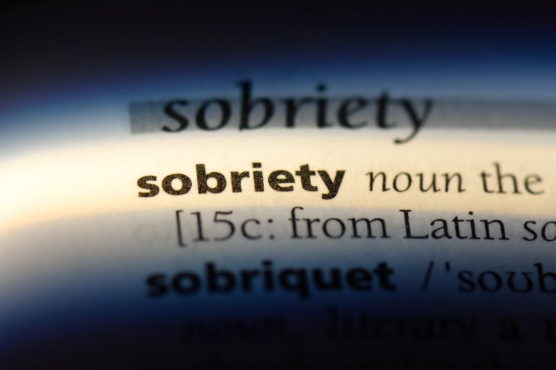 sobriety-word-dictionary-concept Sobriety