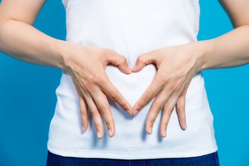 young-woman-who-makes-heart-shape Healthy Gut 