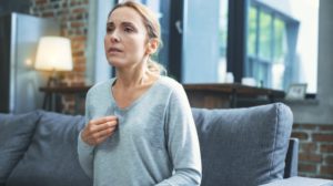 what causes hot flashes Causes of Hot Flashes Other Than Menopause Hot flashes. Exhausted mature woman resting on sofa and having hot flash | what can cause hot flashes other than menopause
