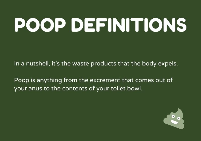Definitions of Poop | What is Poop | Poop Definitions | Different Types of Poop and What They Mean | Different Kinds of Poop