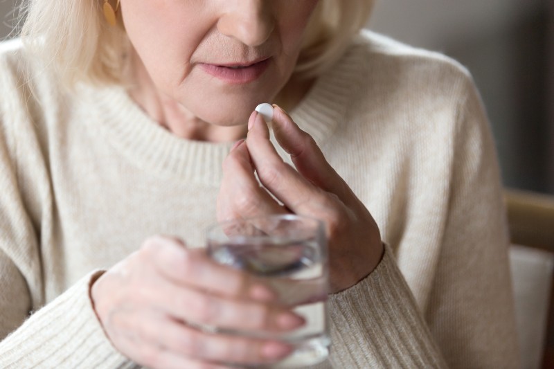 Close up of unhealthy middle aged woman suffers from pain | Medications That Cause Hot Flashes