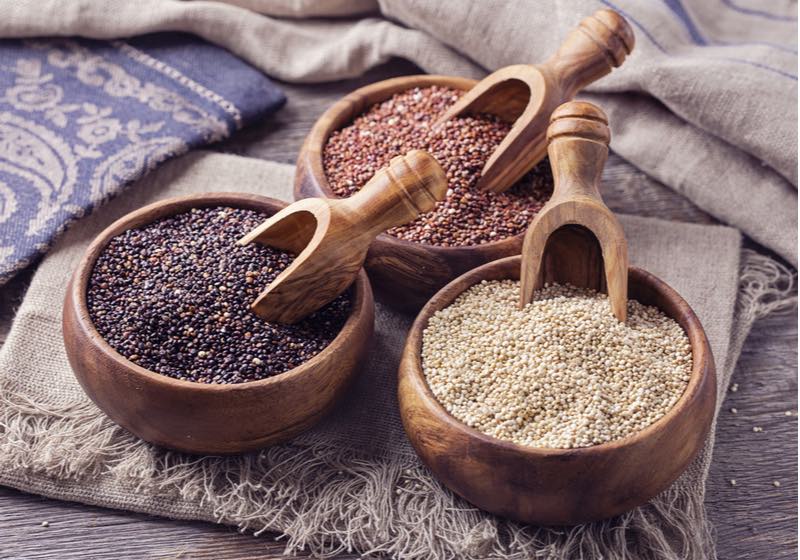 Types of Quinoa Seeds | Red, black and white quinoa seeds | Quinoa Benefits